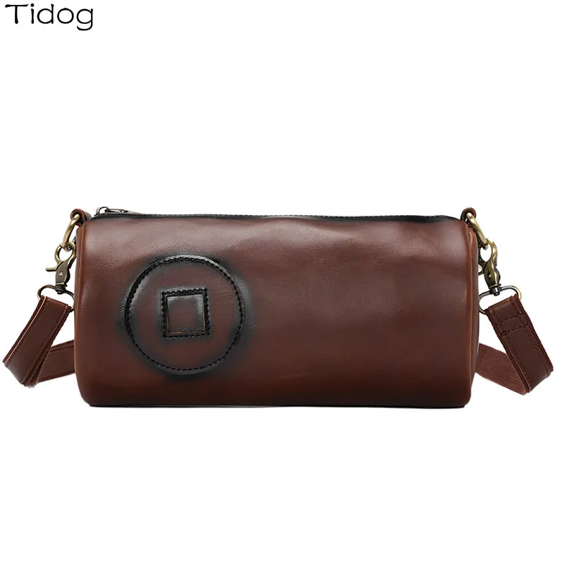 

Кожаная повседневная нагрудная сумка Tidog в Корейском стиле