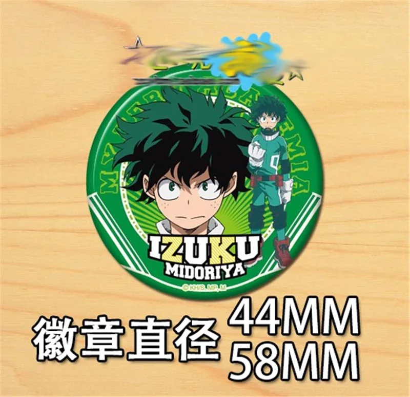 6 шт. аниме Мой герой карнавальный бейдж на булавке коллекция аксессуаров