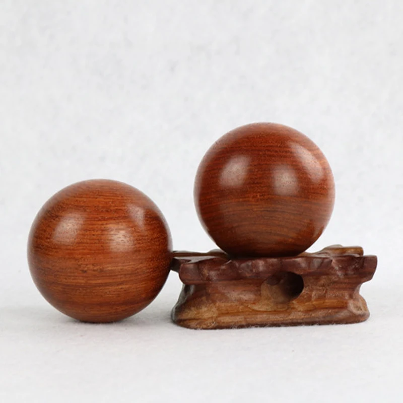 2 шт. дерева ручной мяч Массажная ладонь старика палец активности Фитнес