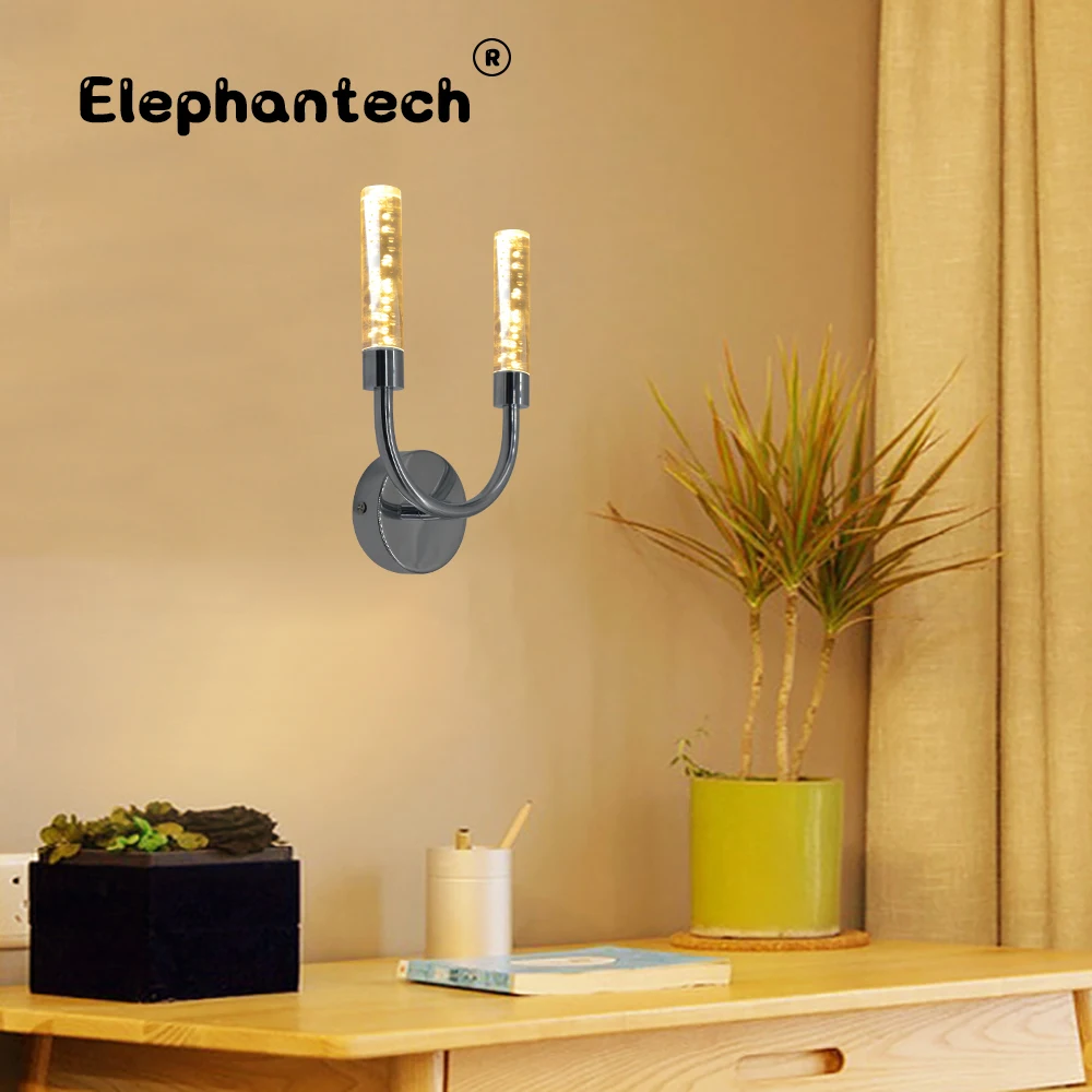 Светодиодный акриловый Хрустальный настенный светильник 3 Вт 5 6 10 светодиодный