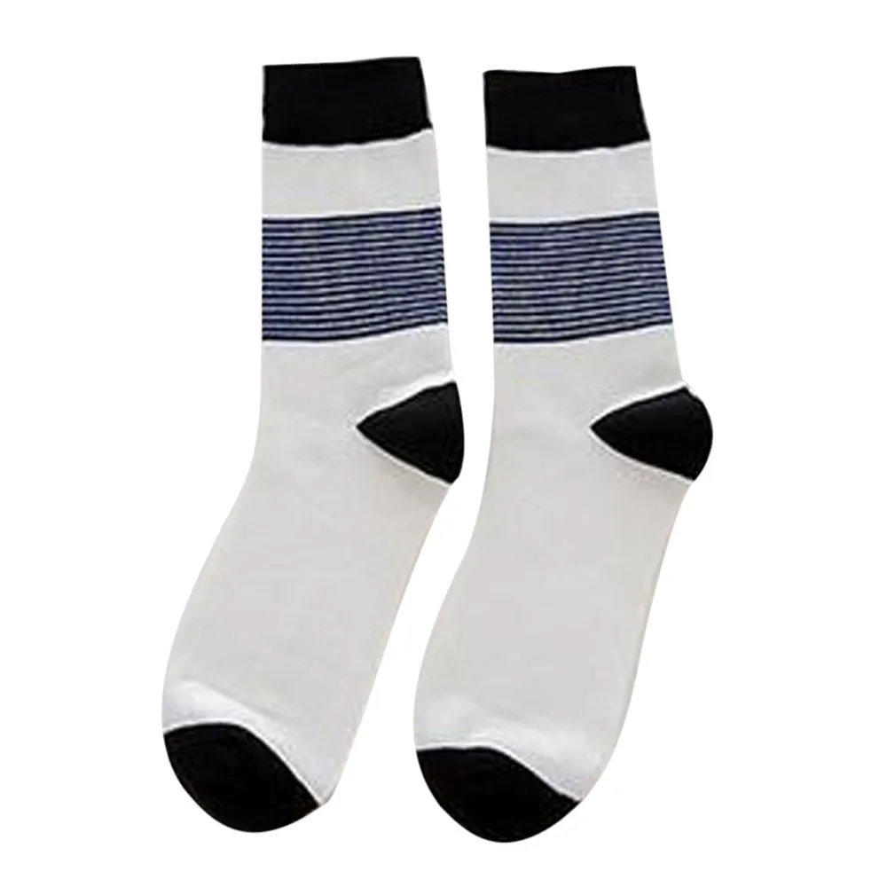 Уличные носки унисекс Calcetines de invierno Супер Модные Классические хлопковые в полоску