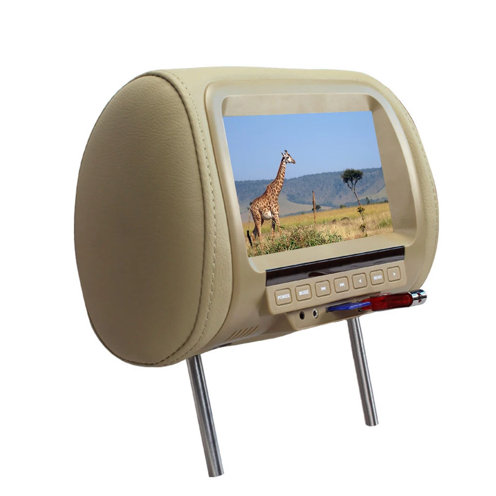 Универсальный 7 ми дюймовый к автомобильному подголовнику MP4