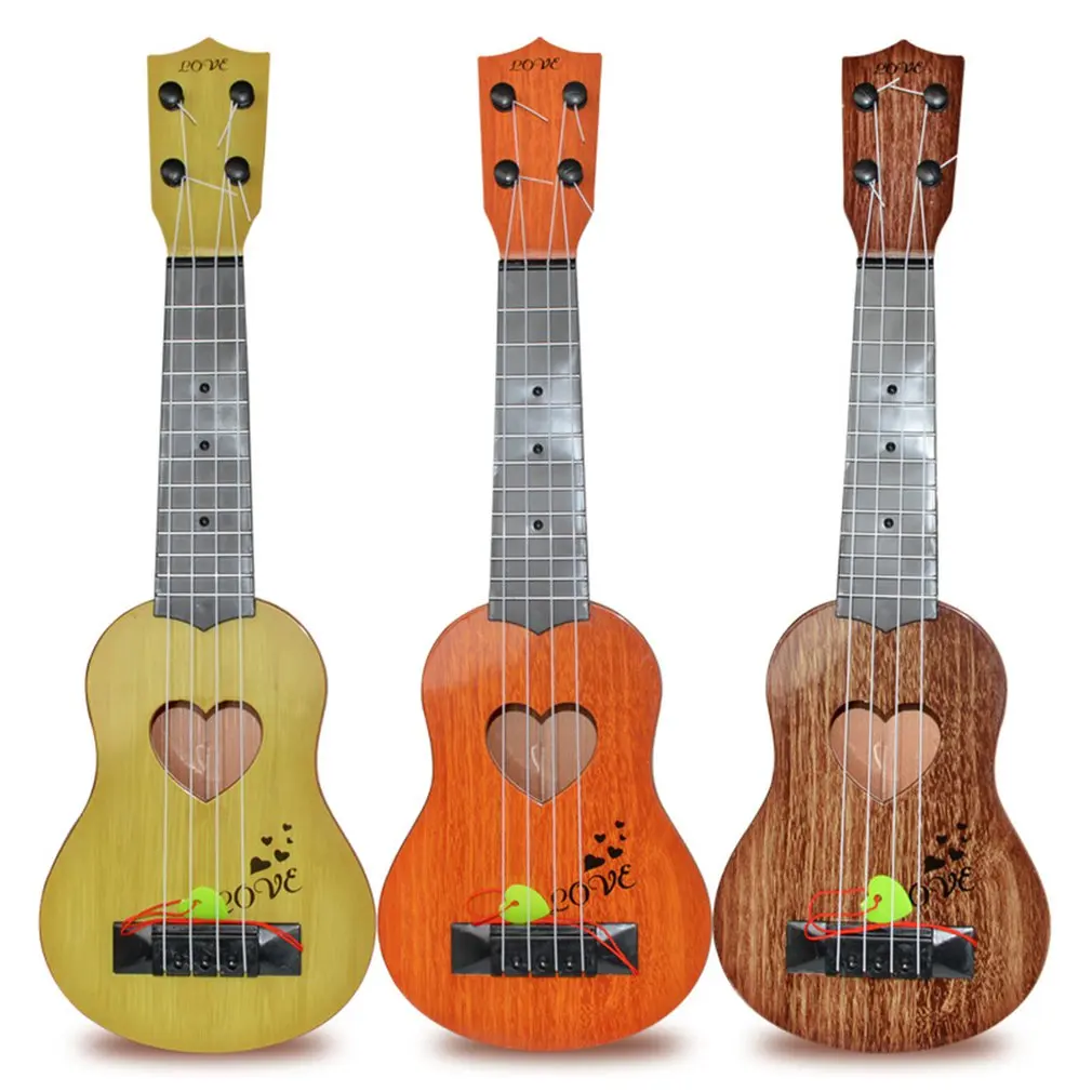 

Kids Toys Guitar Beginner Classical Ukulele Guitar Educational Musical Instrument Toy for Kids Funny Stringed Musical Instrument