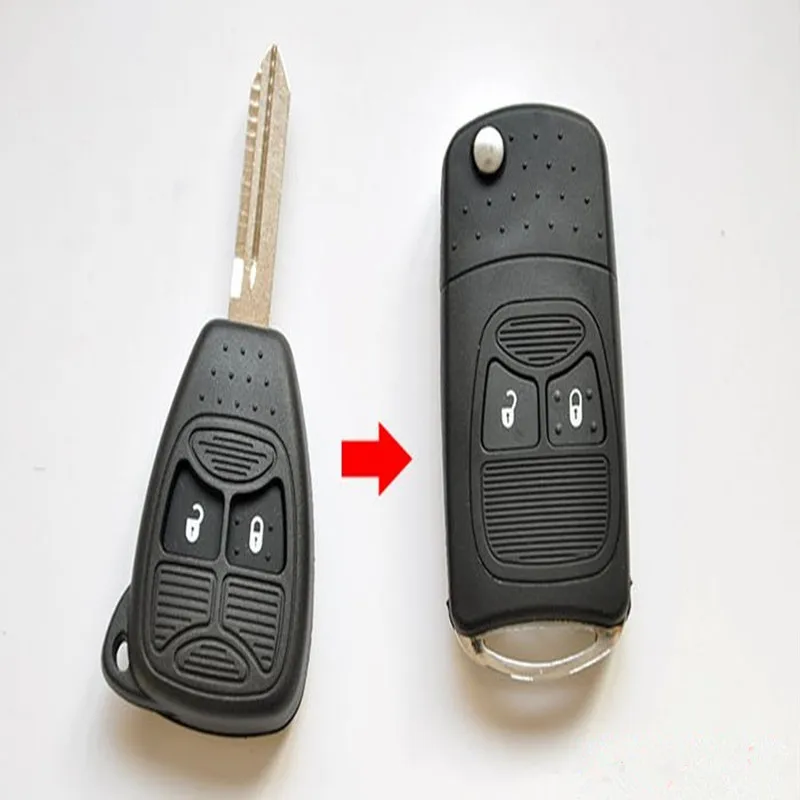 Новинка модифицированный складной автомобильный флип брелок для Jeep Compass Wrangler