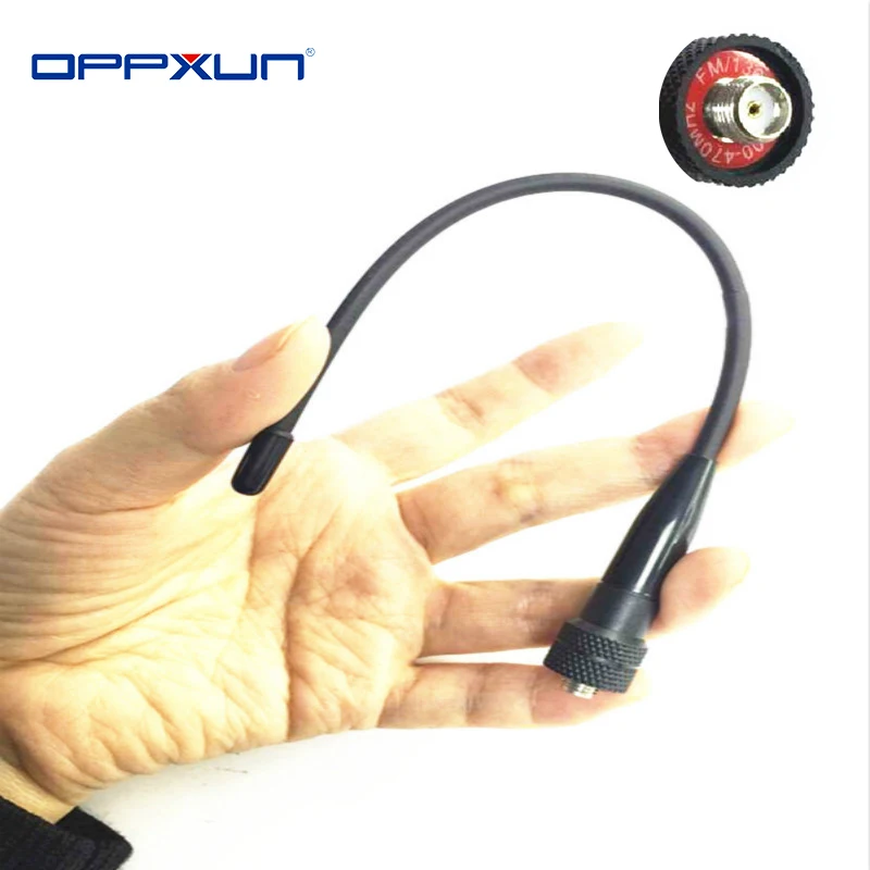 Новая двухсторонняя радиоантенна OPPXUN 669C SMA F Женская Гибкая VHF/UHF Двухдиапазонная