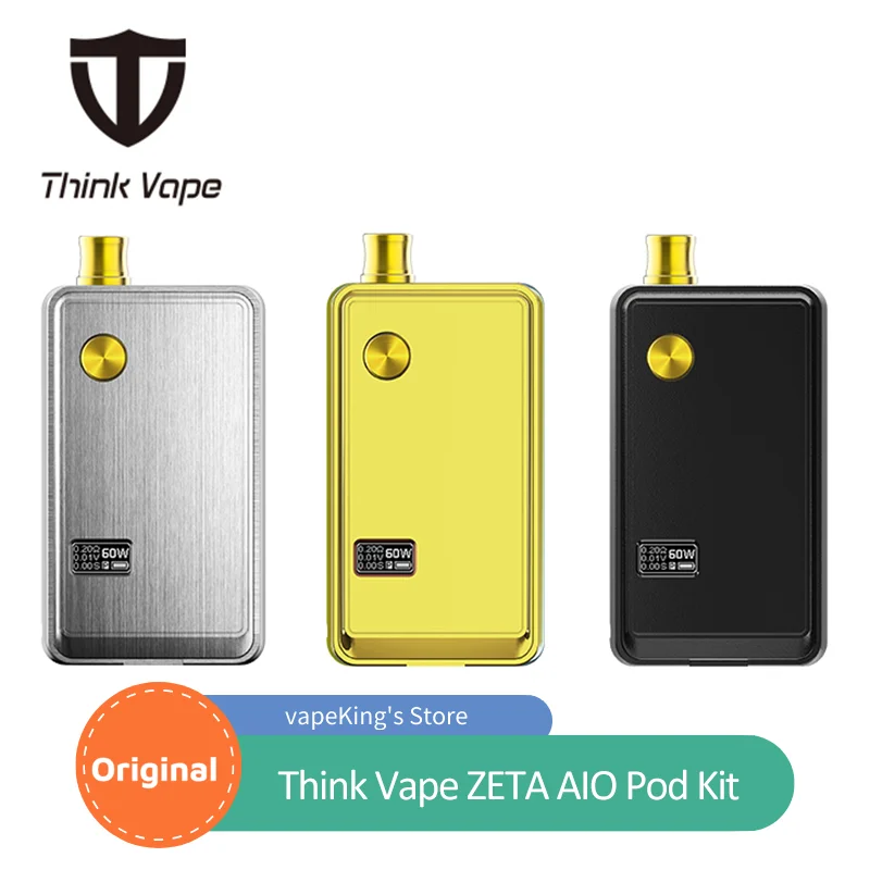 Оригинальный Think Vape зет AIO Pod комплект питание от одного 18650 Батарея 3 мл!