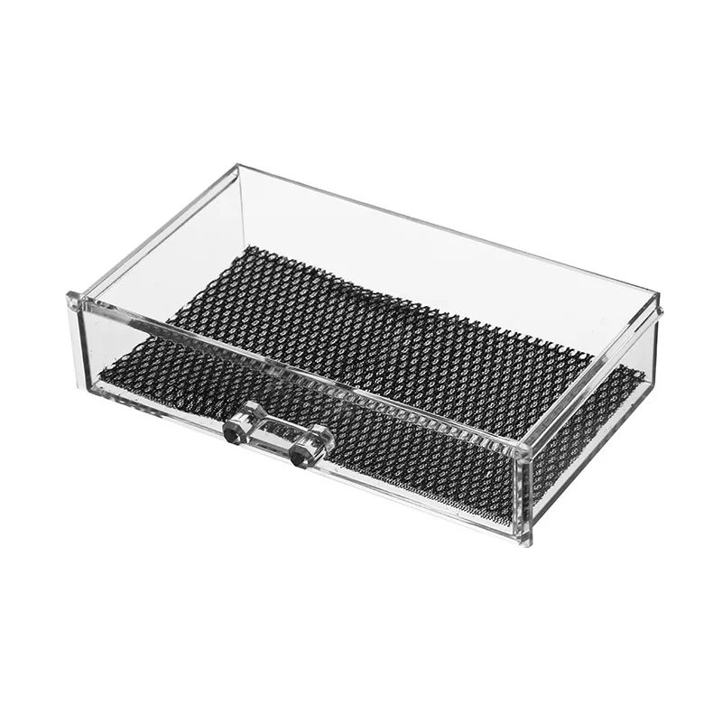 

Korean small and transparent acrylic multilayer draw-out type cosmetics receive a case desktop jewelry boxes