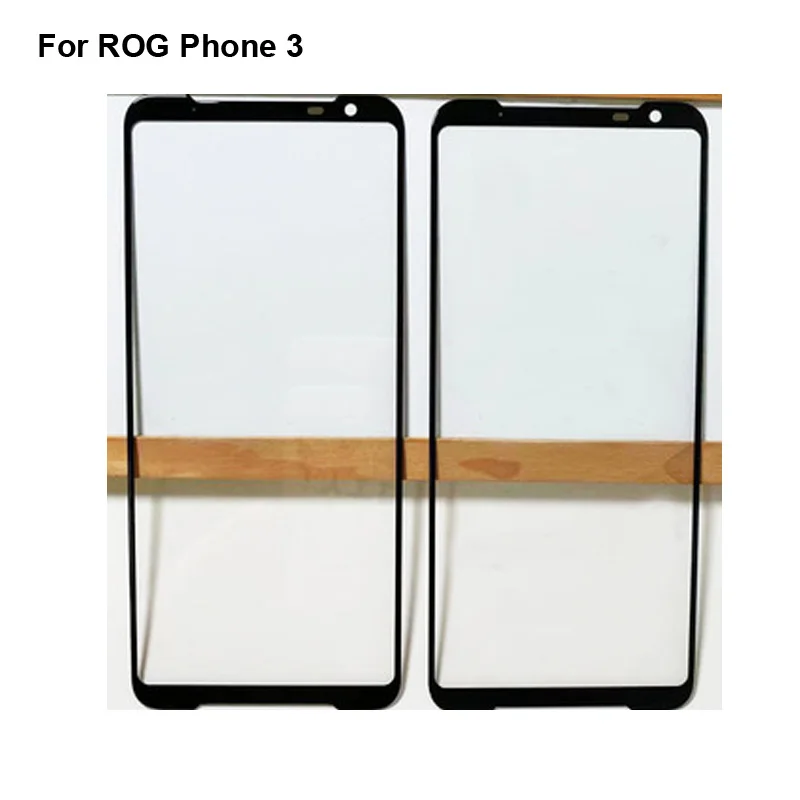 

Высокое качество для ROG Phone 3 переднее внешнее стекло объектив сенсорный экран внешнее стекло без гибкого кабеля для ASUS ROG3 телефон ZS661KS