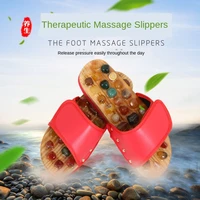 acupuncture point health foot treatment massage slippers in home bathroom custom men and women sandals flat slippers for women