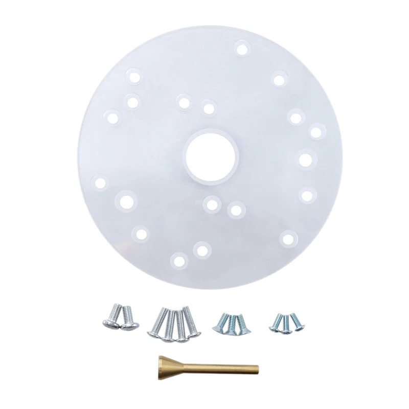 

6-1/2 inch Router Acrylic Universal Base Plate for Router Porter-Cable Ryobi Makita Hitachi Dewalt