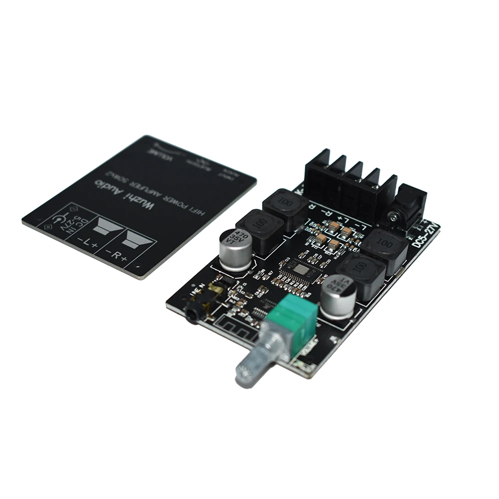 TPA3116 усилитель звука Bluetooth Board stereo Channel High Power 50W * 2 с чехлом|Усилители мощности| |
