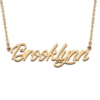 brooklynn custom name necklace customized pendant choker personalized jewelry gift for women girls friend christmas present