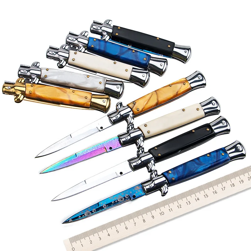

8.8'' Folding Knife Survival Tactical Knife Combat Outdoor Camping Knives Hiking Hunting Pocket Knifes EDC Defense Multi tools