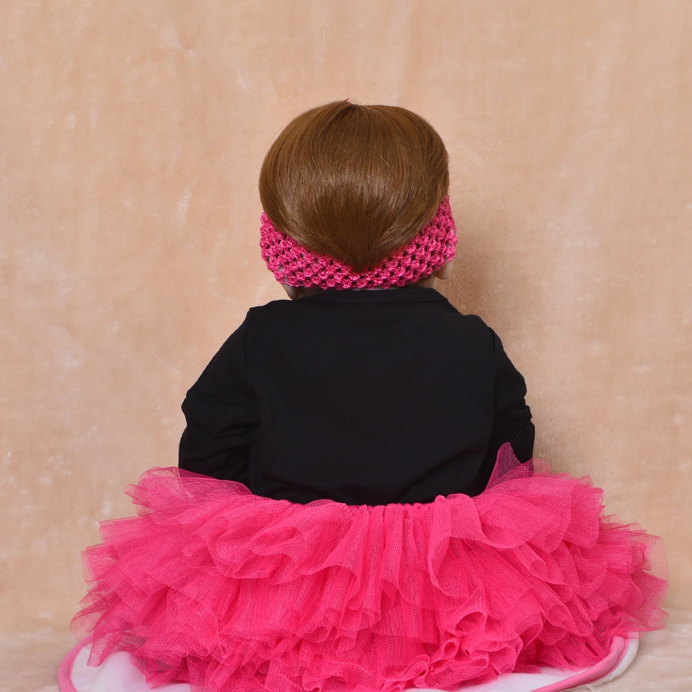 

Reborn Baby Doll 23 inch Full Vinyl Lifelike Bebe Reborn Toys Kids Children Infant Educational Bath Kids Playmate Babe Boneca