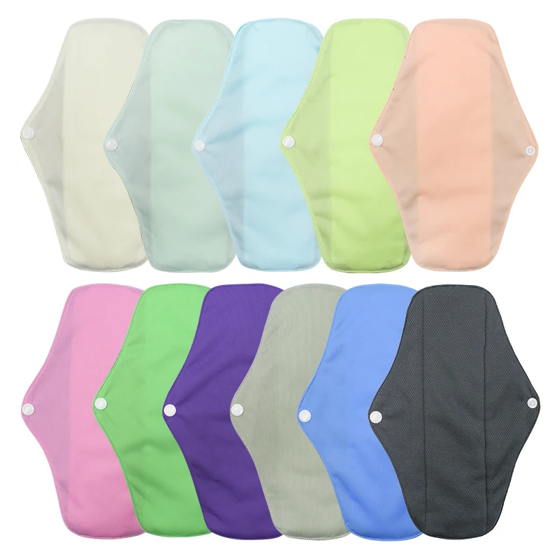 

[10PCS] Washable Lady Cloth Pad Reusable Sanitary Towels Pads For Women Daily Napkins Gaskets Hygiene Menstrual Period Pads