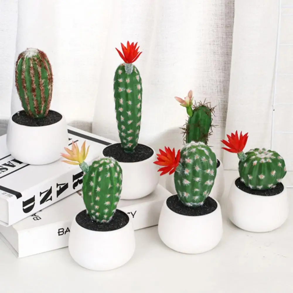 

50% Dropshipping!!Simulation succulents cactus bonsai garden landscape home decoration