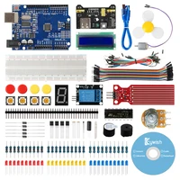 Starter Kit for Arduino for ATmega328P with 15 Lessons Tutorial Compatible with Arduino IDE Mixly for Beginner