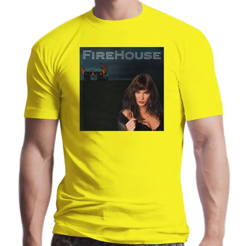 

New Firehouse Firehouse90 Hard Rock Glam T Shirt Tee Cotton S 4Xl Reprint Tn296