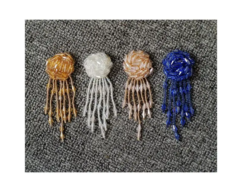 3D Стразы бусины кисточки в форме сердца нашивка для одежды аппликация с