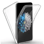 Чехол с полным покрытием 360 градусов для Samsung Galaxy J2, J3, J4, J5, J6 Plus, J7, 2016, J8, 2018, Note 8, 9, 10, S21, S20, прозрачный двухсторонний из ТПУ
