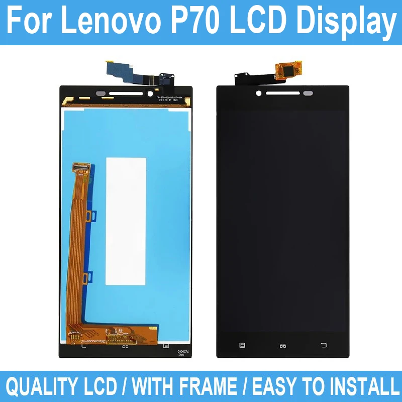 Для Lenovo P70 Новый ЖК-дисплей с сенсорным экраном для P70-A P70-T дигитайзер экран в