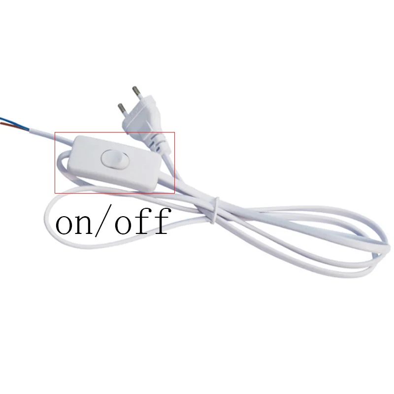 1 8 м черный белый цвет штепсельная вилка европейского стандарта с регулируемой