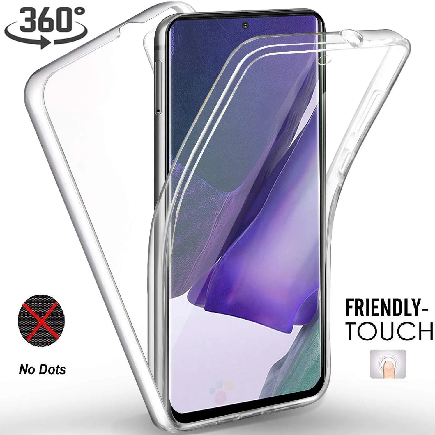 Чехлы с полным покрытием 360 для Samsung S20 FE Note 20 Ultrra S10 Lite S9 S8 Plus S7 S6 Edge Galaxy M51 M01 Core M31S M11