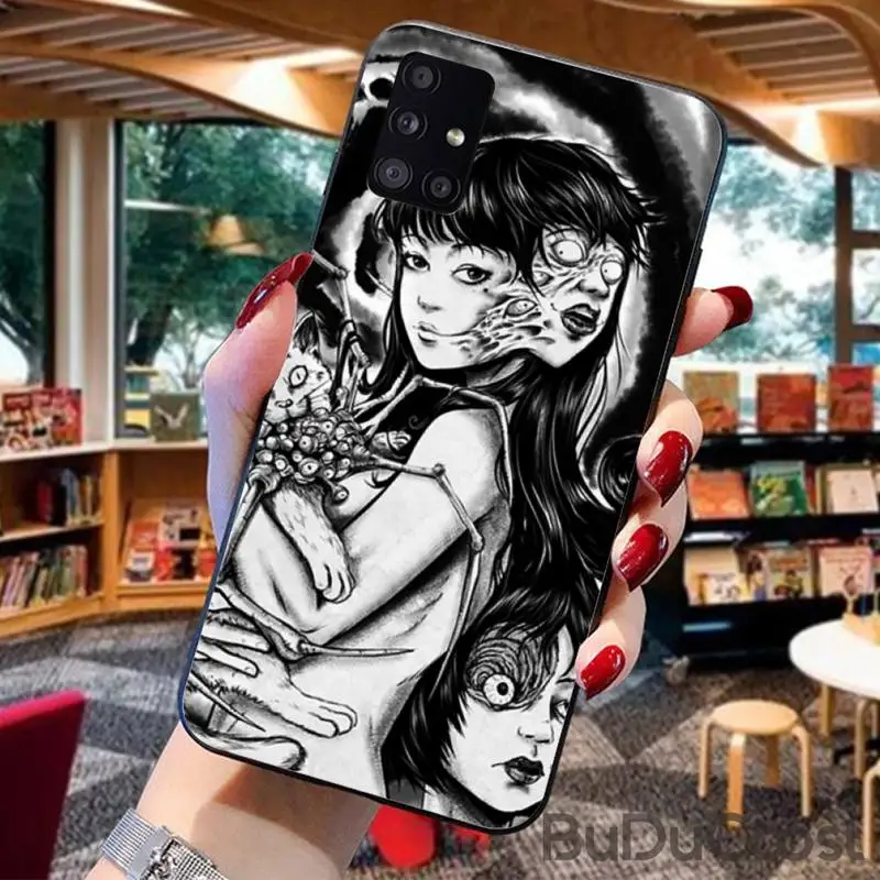 

Nobby Junji Ito Horror Phone Case For Samsung Galaxy A50 A7 A8 A6 Plus A9 2018 A70 A20 A30 A40