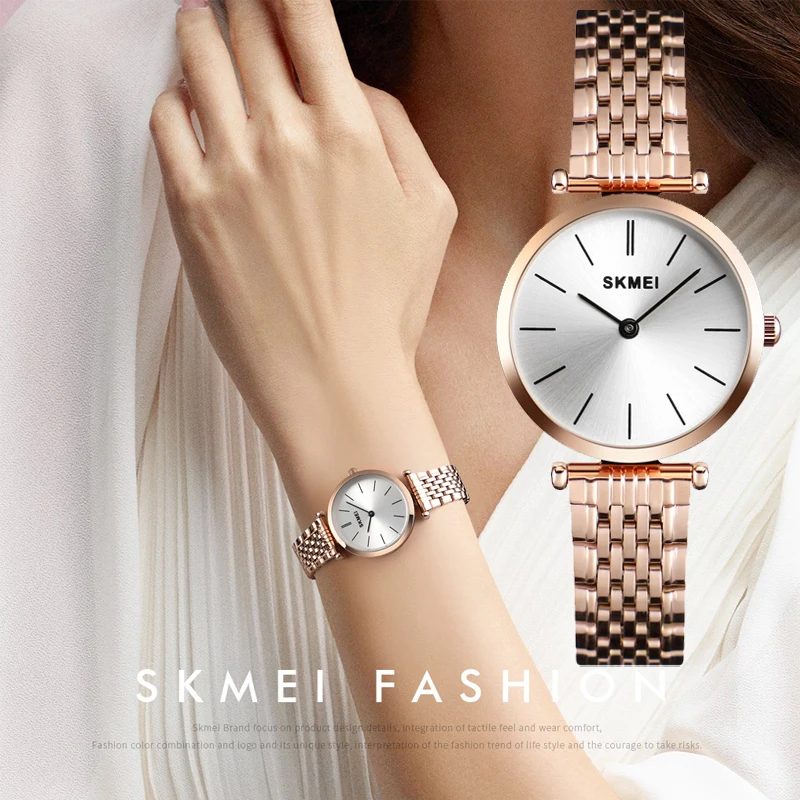 Top Brand 1458 Women Quartz Watch Waterproof Wristwatch Fashion Casual Ladies Bracelet Luxury Stainless Steel Women's Watches | Наручные