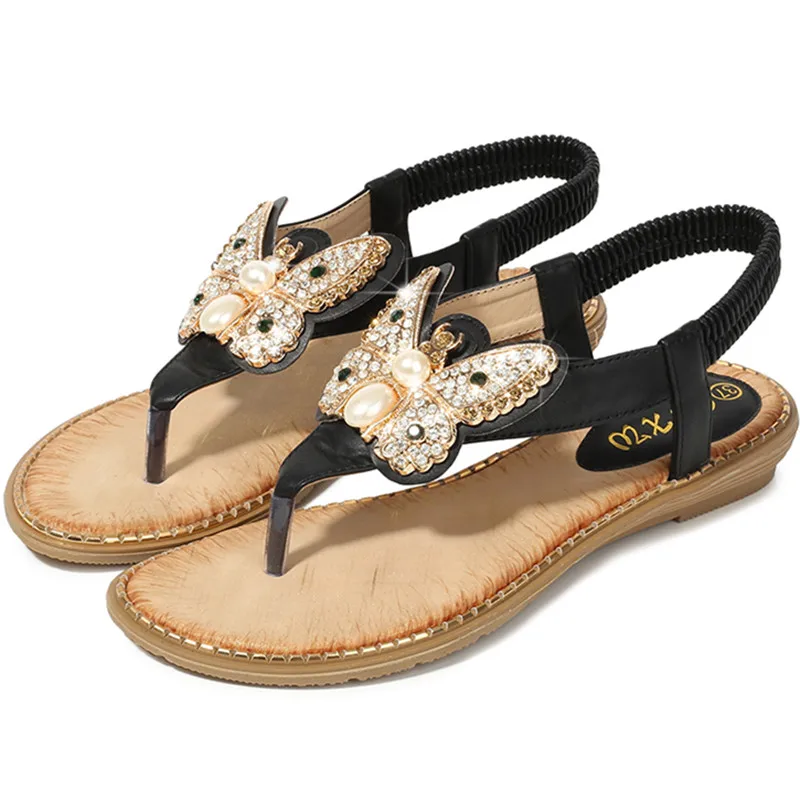 

Роскошные женские сандалии с застежкой-бабочкой; Модные модельные туфли на высокой танкетке; Женская обувь; Летние пляжные женские сандали...