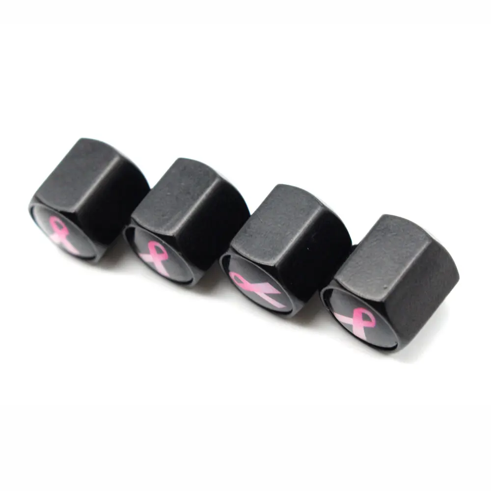 4 шт./компл. цинковый сплав розовая лента стиль крышка на стержень клапана шины