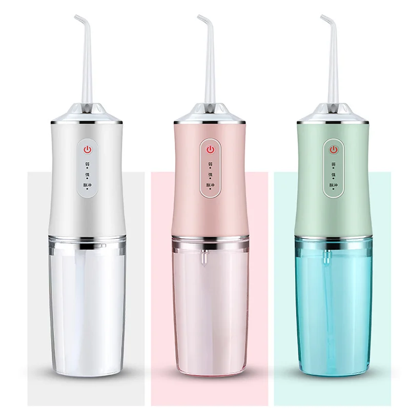 3 режима Ирригатор для полости рта USB Перезаряжаемые воды нить переносная зубная
