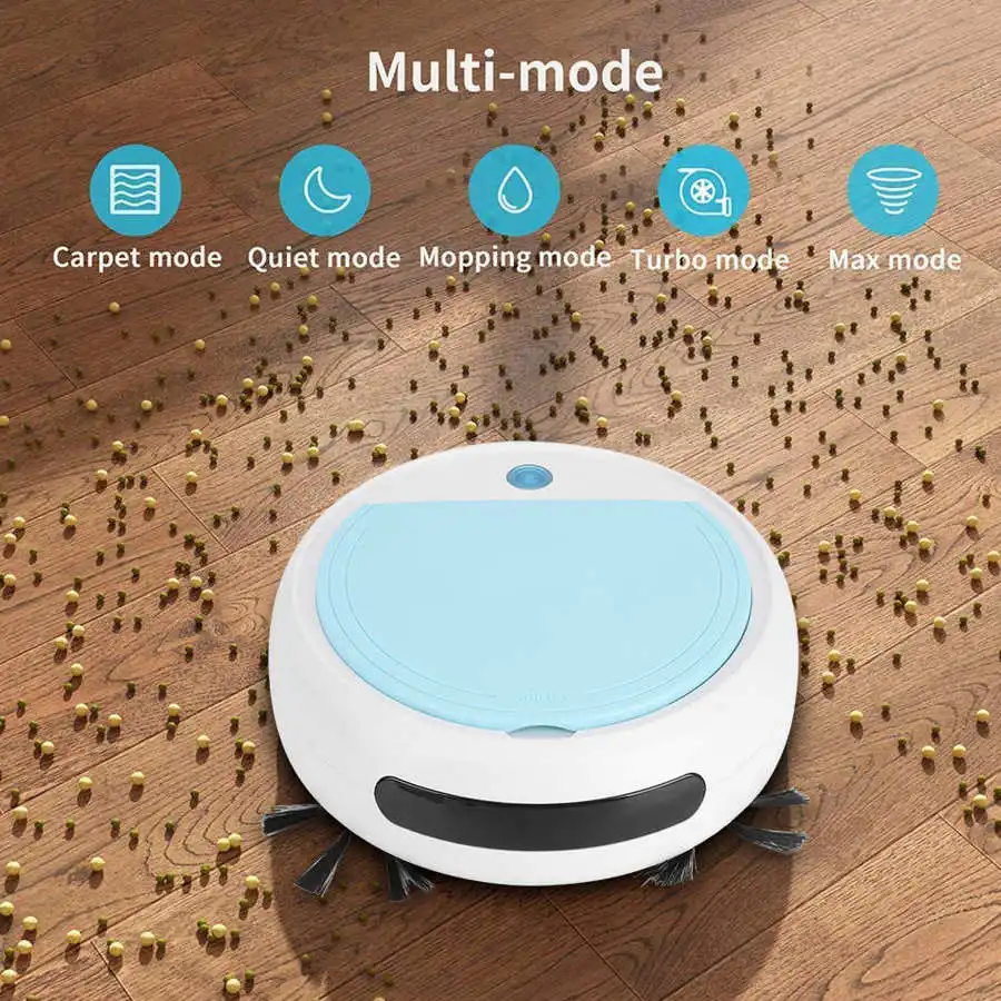 Робот пылесос 4 в 1 Автоматическая мокрая и сухая чистка ковров УФ Дезинфекция
