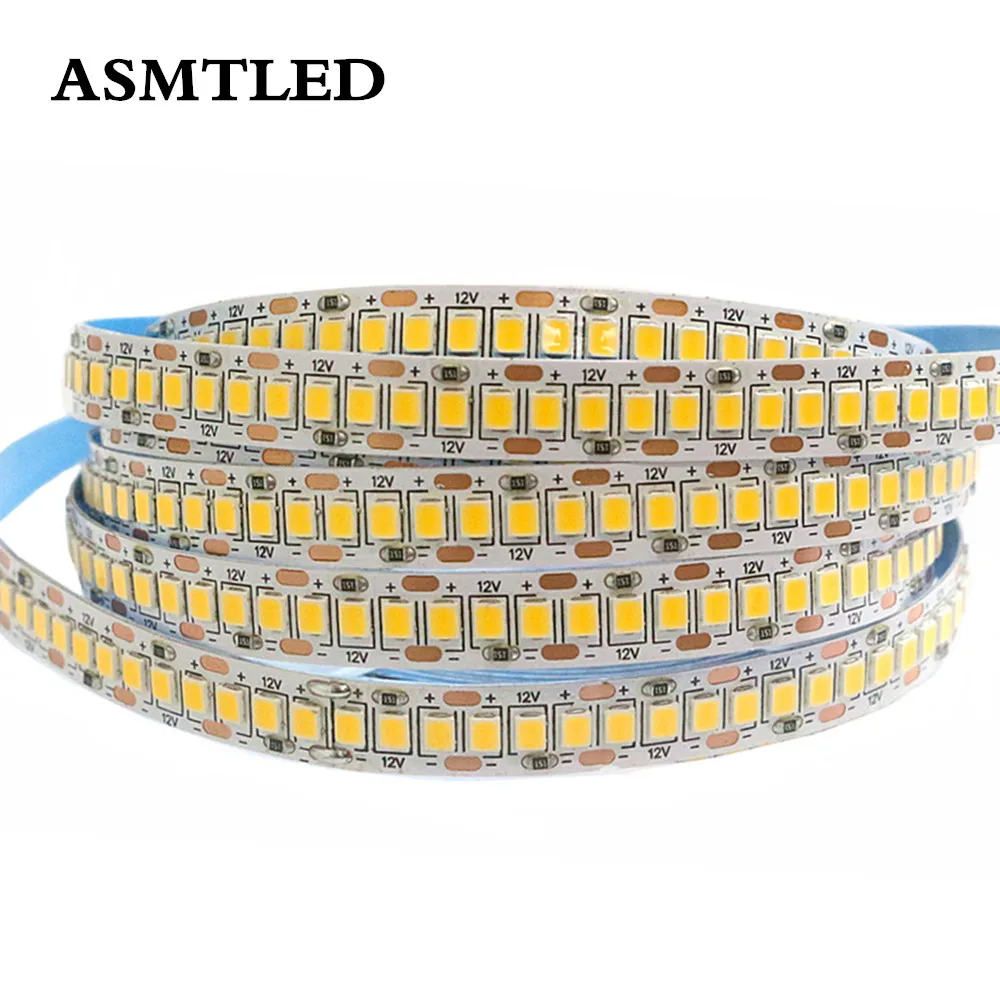Светодиодная лента 2835 SMD 240 светодиодов/м 5 м 300/600/1200 светодиодов 12 В постоянного
