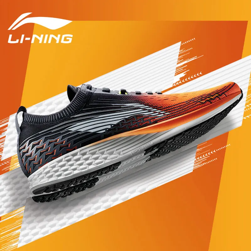 Мужские беговые кроссовки Li Ning легкие дышащие для бега с подкладкой из марафона