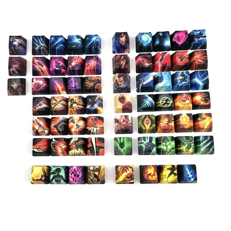 

League of Legends LOL Personality Keycap For Mechanical Gaming Mini Keyboard GK61 ANNE PRO 2 60% Keyboard Custom OEM Keycaps