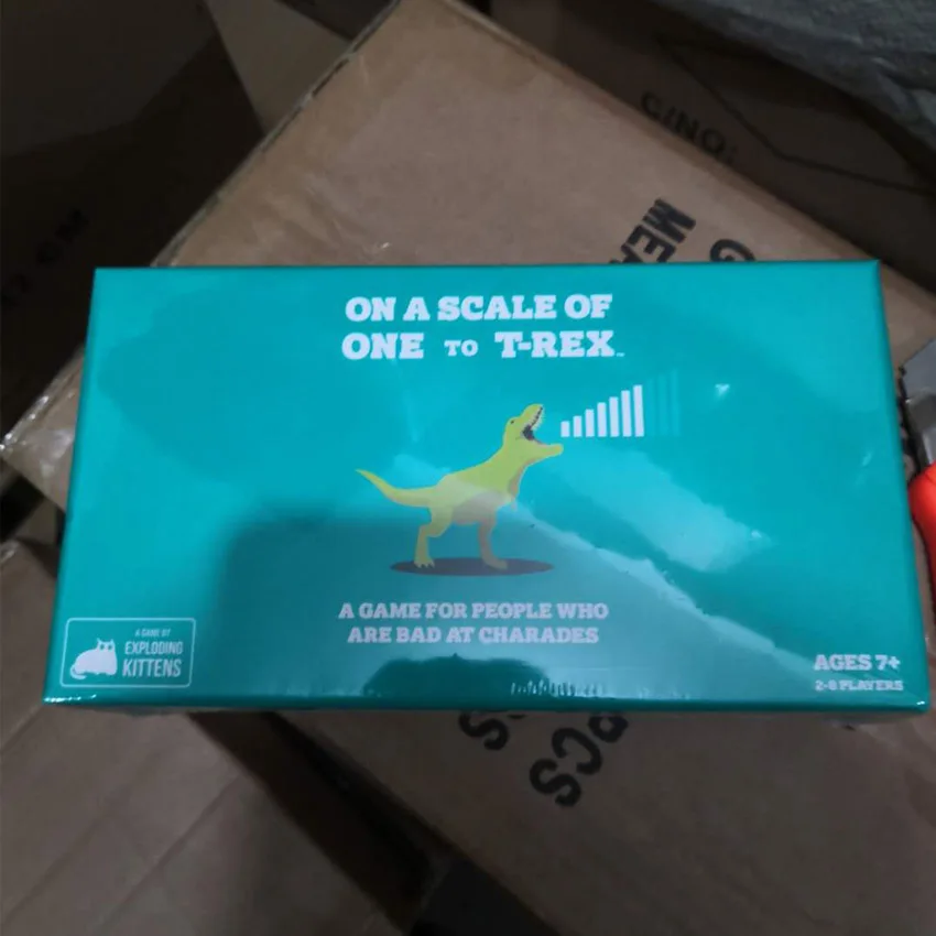 

On a Scale of One to T-Rex Board Card Game