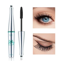 mascara black waterproof thick long curly lengthen eyelash brush easy to apply makeup soft lasting nourishing eye makeup tool
