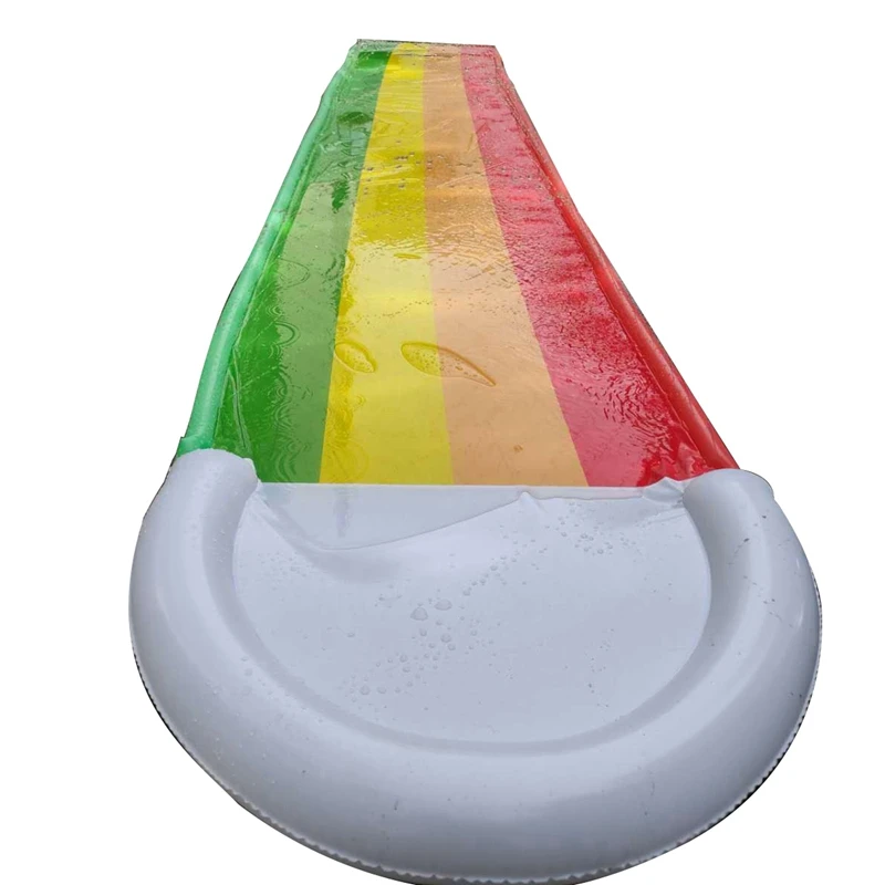 Водные горки для газона радужная скользящая горка с разбрызгивателем и детей