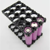 300pcslot masterfire 35 18650 batteries spacer radiating holder bracket black plastic battery storage box holder brackets