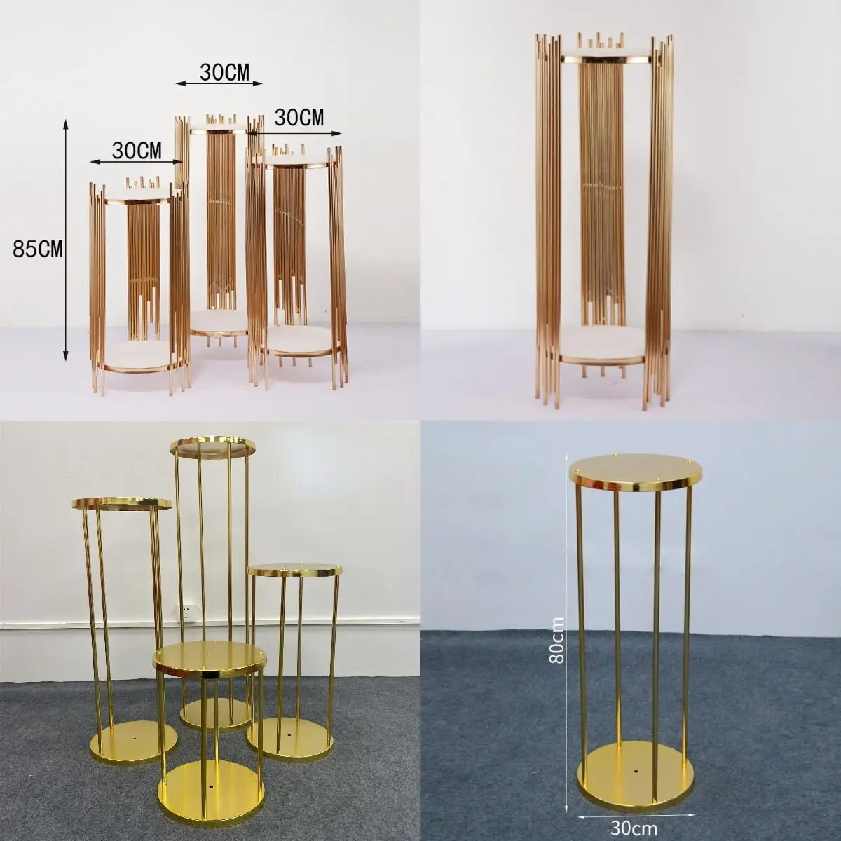 2022 Plinth Column Holder Wedding Dessert Cylinder Table Cake Flower Crafts Toys Stand Birthday Party Welcome Store Display Rack