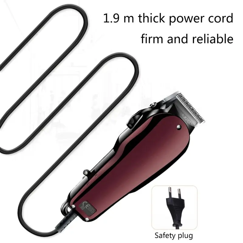 

Professional Men Electric Trimmer Vintage Hair Style Haircut Machine Barber Clippers