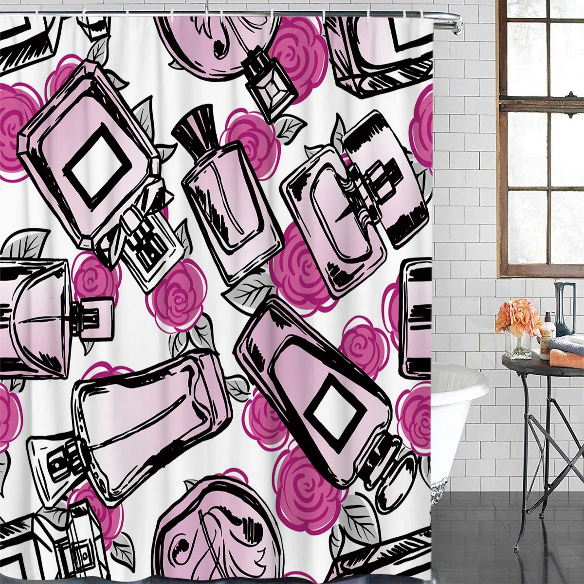 Женская водонепроницаемая занавеска для ванной из полиэстера | Дом и сад