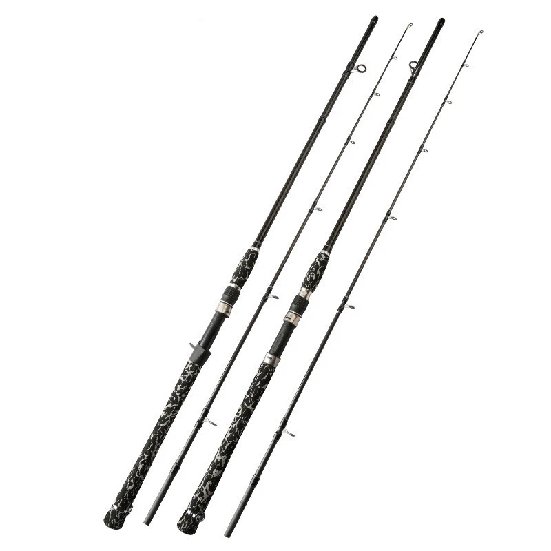 

Ultralight Superhard 2 Sections Fishing Rod 1.8m 2.1m 2.4m Casting Spinning Fishing Rod Set Tele Carp Fish Carbon Fiber Pole