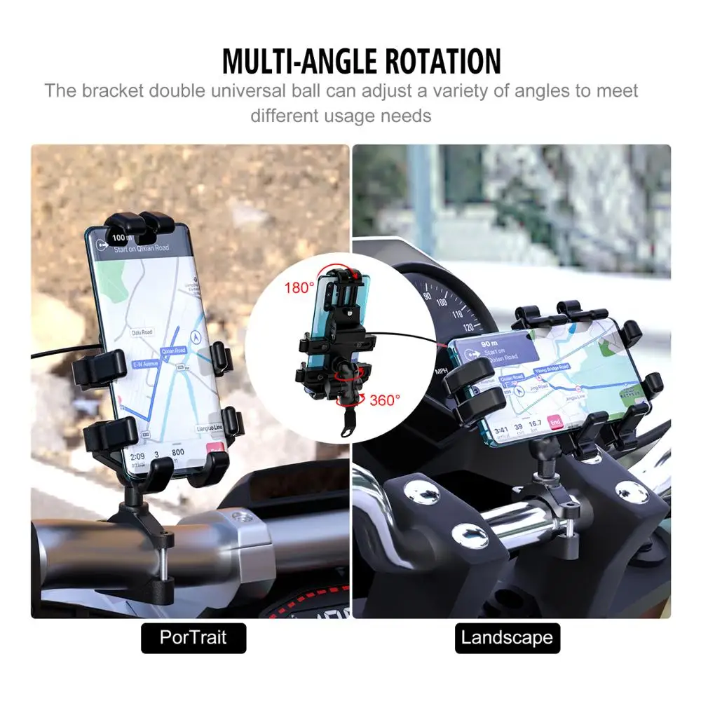 mobile phone holder motorcycle smartphone support for moto motor motorbike handlebar mount stand with usb charger free global shipping