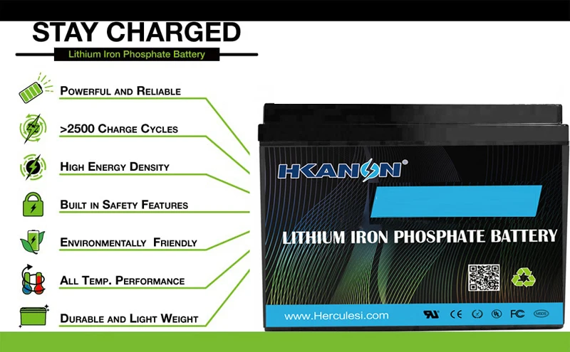 Lifepo4 battery 24v 80ah lifepo4 rechargeable pack for solar power system/AGV | Спорт и развлечения