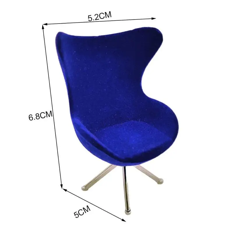 1 шт. 1:12 Кукольный дом светильник класса люкс софа в стул с высокой спинкой мини