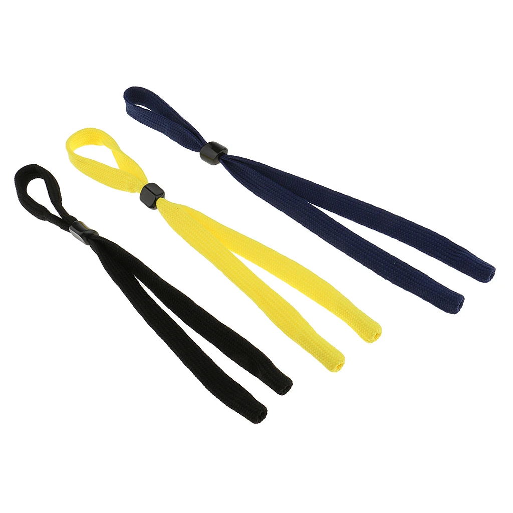 

3 Pcs Yellow Black Blue Nylon Eyeglass Glasses Sunglasses Cord Holder Strap Chain Neck Strap Reading Noslip Glasses