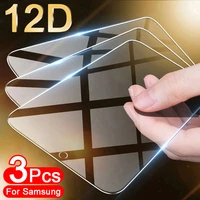 3pcs full cover protective glass for samsung galaxy a71 a51 a70 a50 a30 a20 a10 a72 a52 a20e m30 tempered screen protector glass