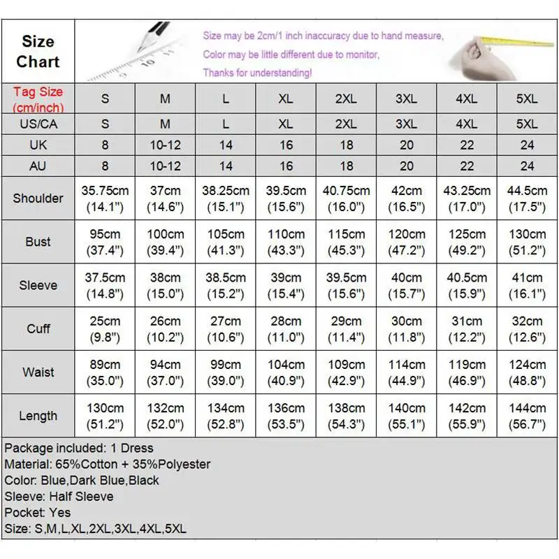 

Women Pleated Dress 2021 VONDA Vintage Half Sleeve Holiday Party Long Dresses Casual Denim Vestidos Oversized Robe Femme